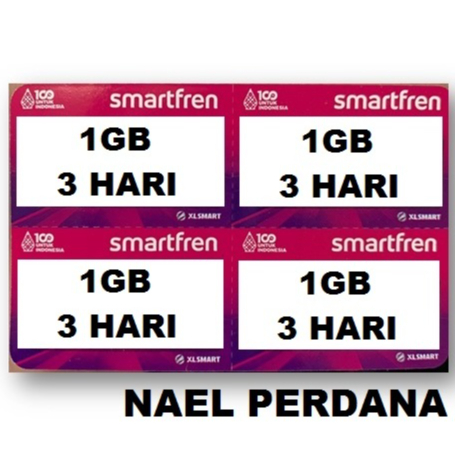 VOUCHER SMARTFREN 1GB 3HARI