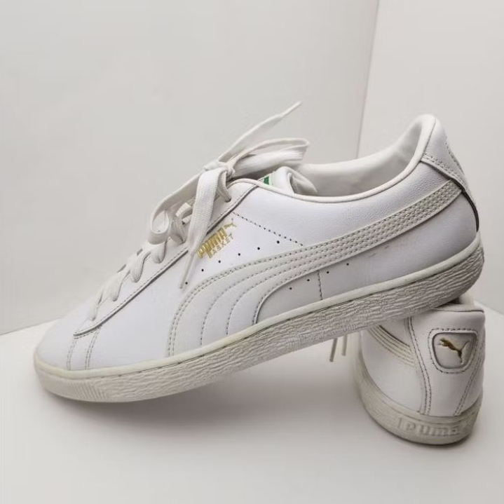 Sepatu Sneakers PUMA BASKET CLASSIX XXI PUMA WHITE Size 42.5
