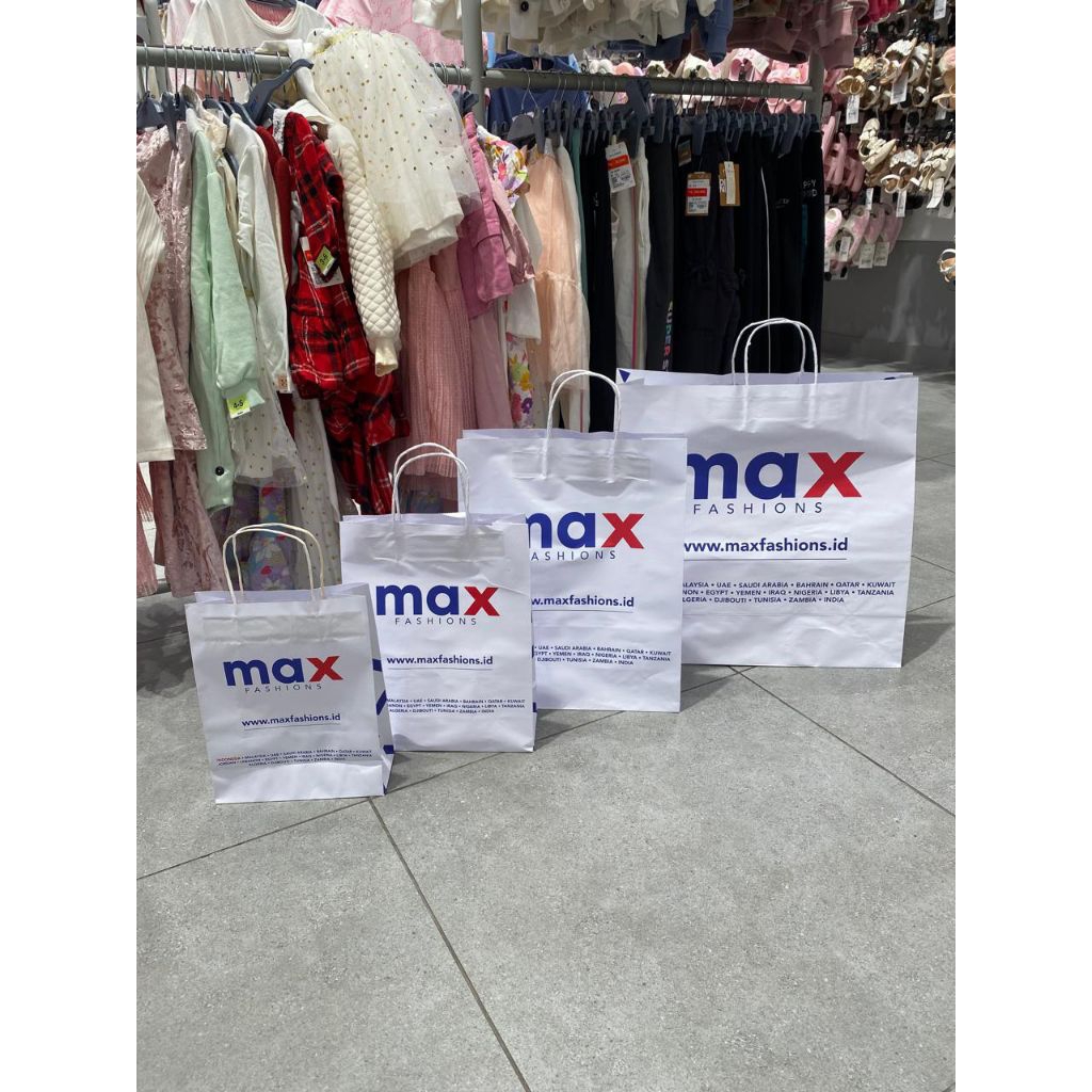 Paperbag Totebag Tas Belanja Max Fashion Original Store