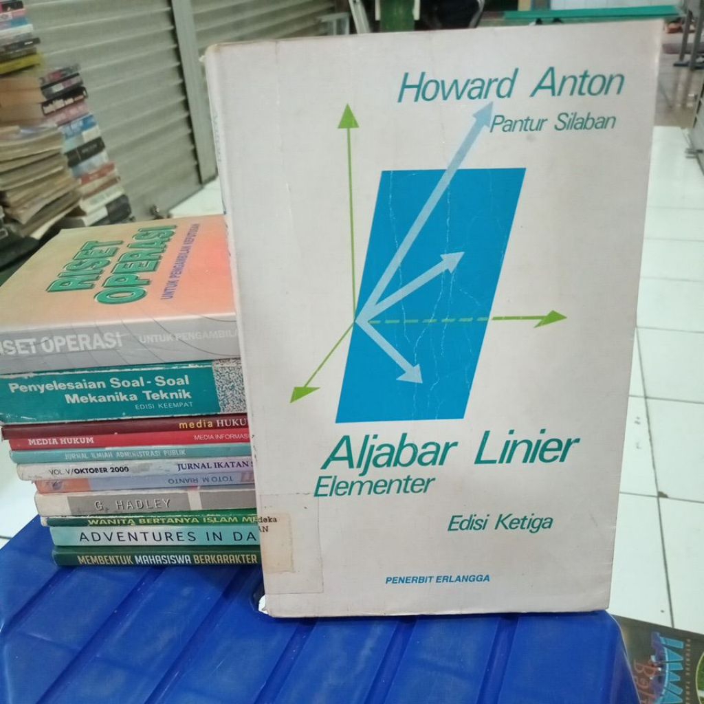ALJABAR LINEAR ELEMENTER EDISI KETIGA HOWARD ANTON BUKU BEKASA ADA STEMPEL PERPUSTAKAAN