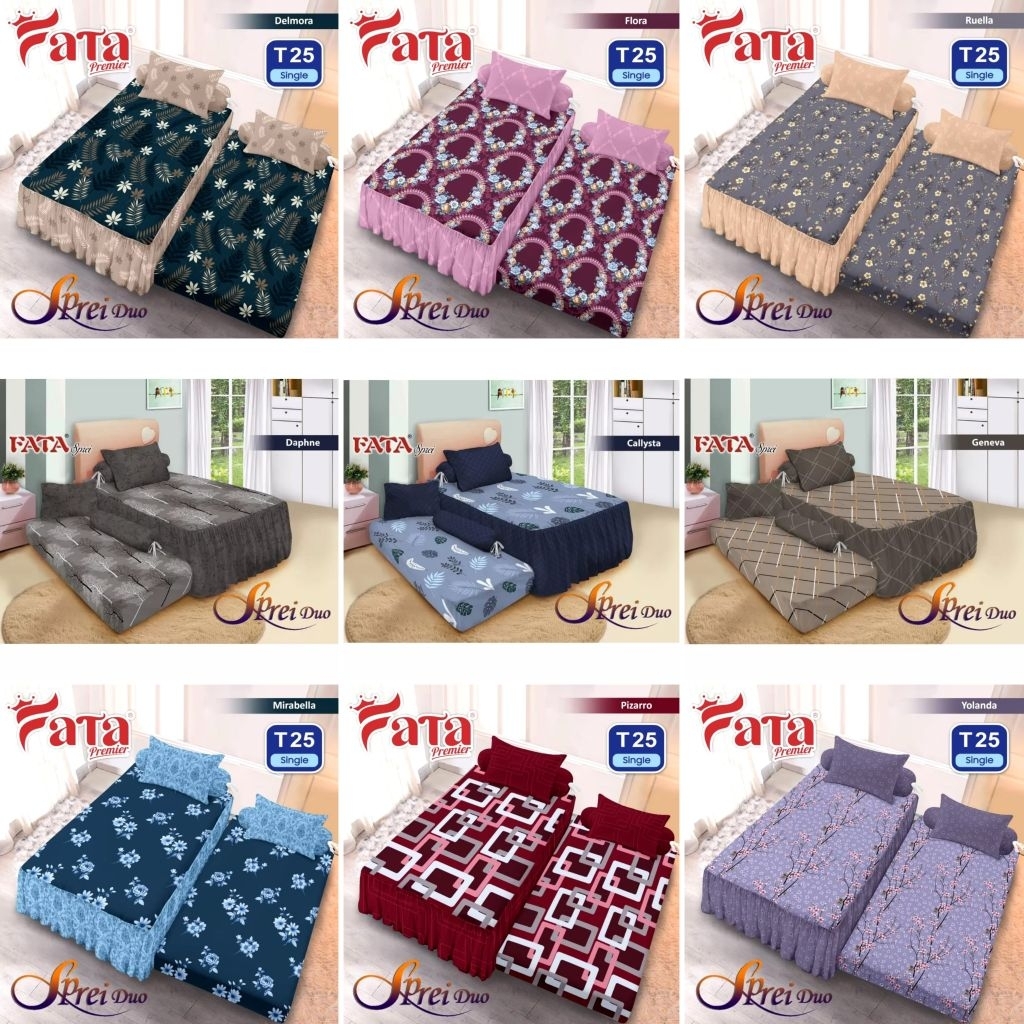SPREI FATA DUO / SPREI SORONG FATA / SPREI 2 IN 1 FATA 120x200 / SPREI ATAS BAWAH
