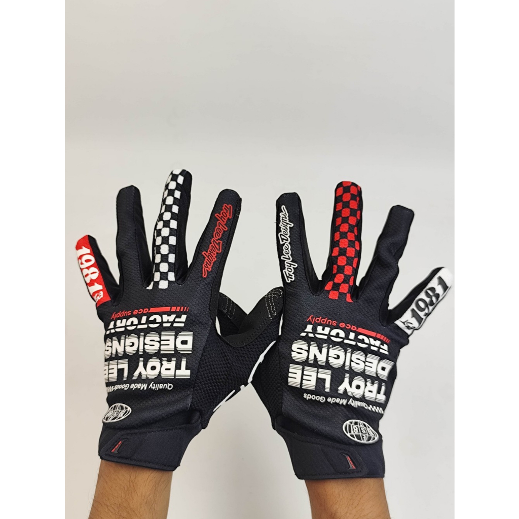 Sarung tangan TroyleeDesigns TLD GP Pro Glove Factory Black Glove TLD original