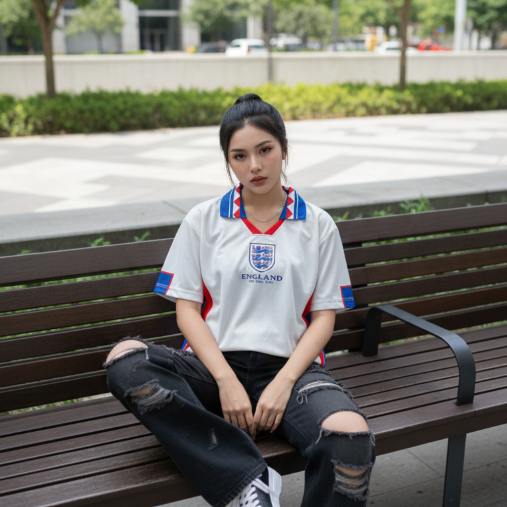 Jersey Fantasy England Retro Jersey Vintage