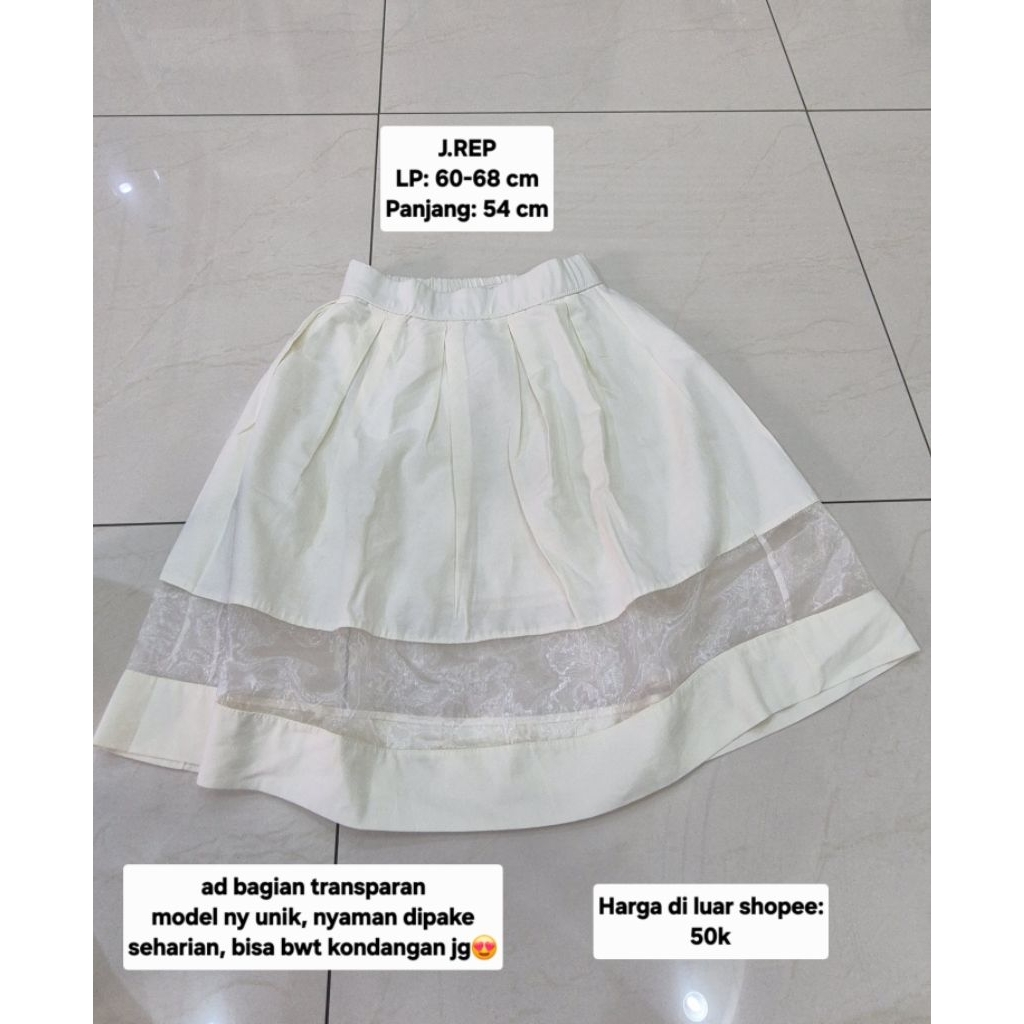 rok putih tulang JREP