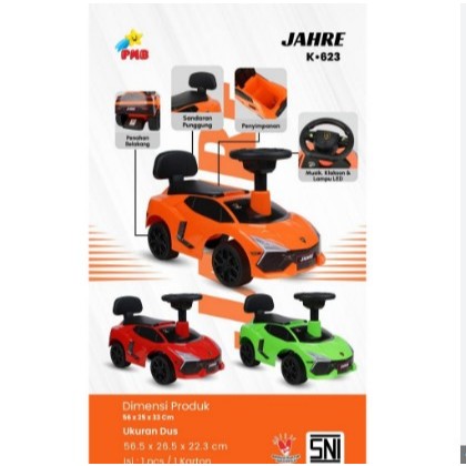 MAINAN ANAK MOBIL TOLOCAR JIMBO K623 PMB TOYS MAINAN MOBIL MOBILAN ANAK