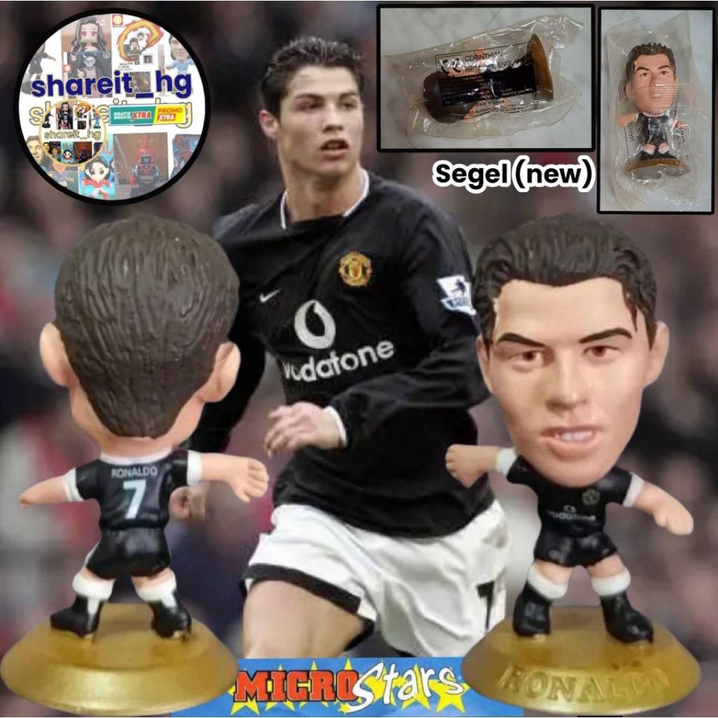 Corinthian Microstars Cristiano Ronaldo, Manchester United hitam