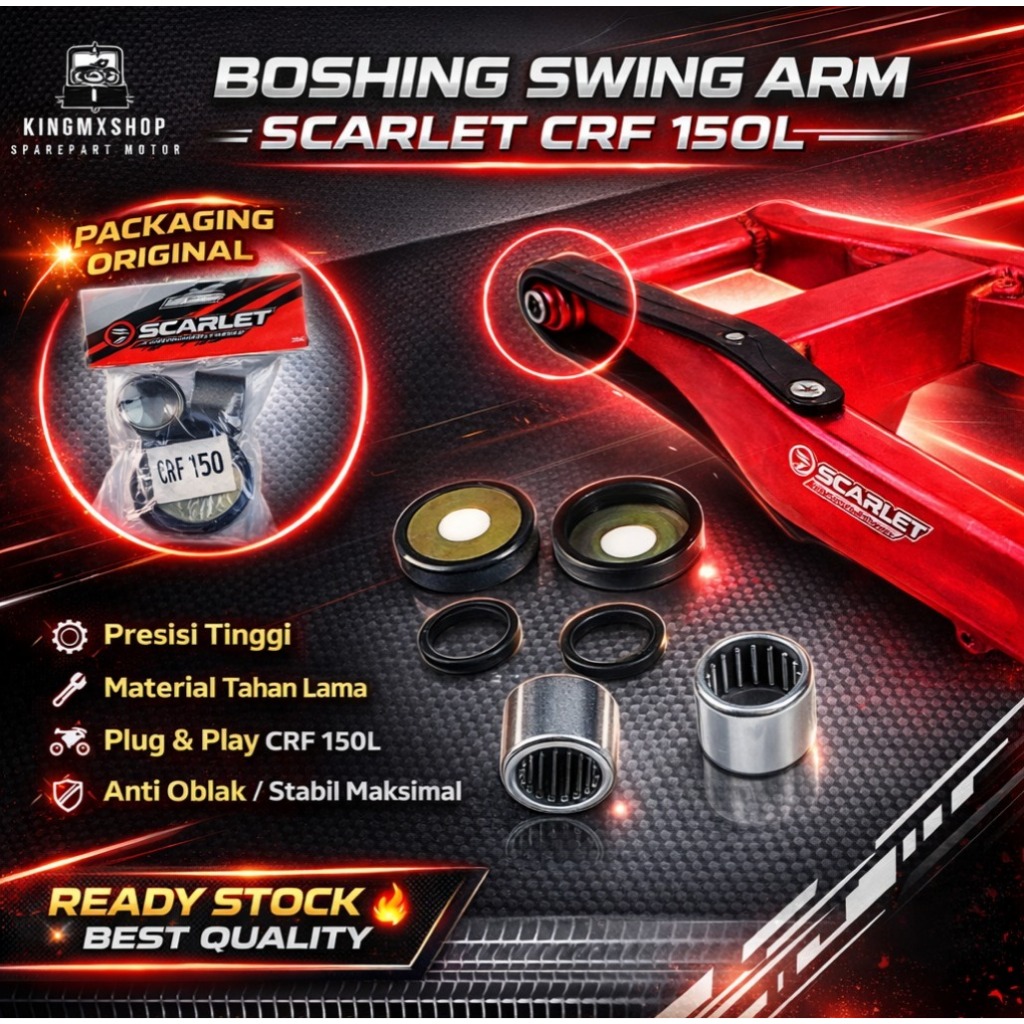 Boshing Swing Arm CRF‑150 "Original Scarlet"