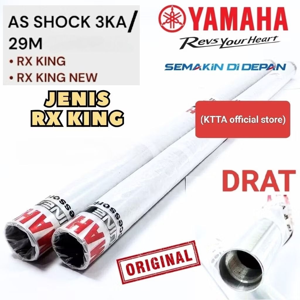 100% ORIGINAL Paket As Shock Depan Yamaha Kode 3KA/29M (DRAT) Untuk RX King, Rx King new, RX King la