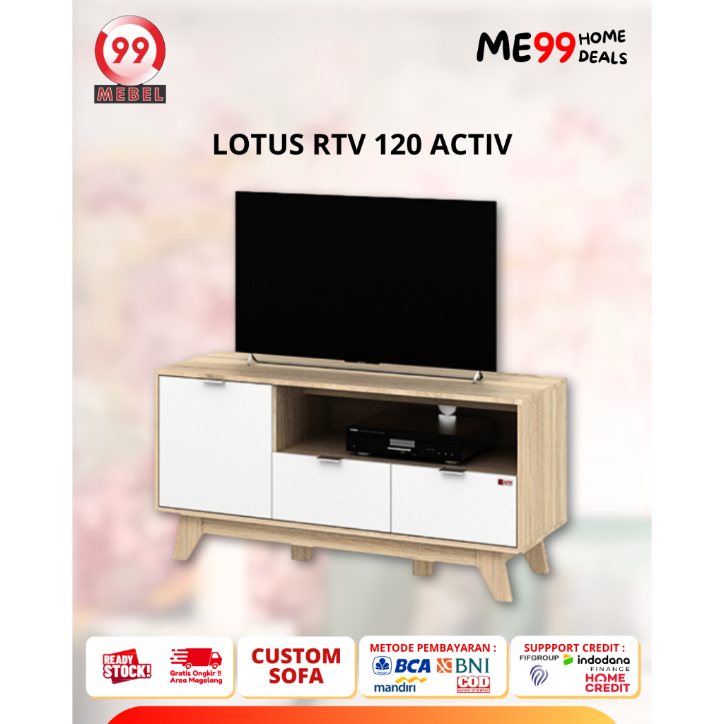 BUFFET LOTUS RTV 120 ACTIV buffet tv buffet minimalis buffet ruang tamu