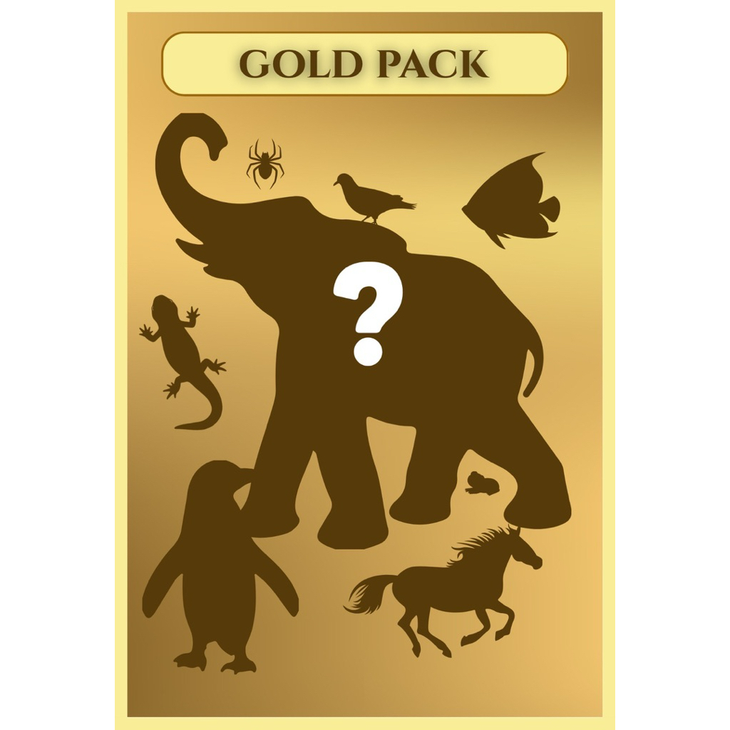 GOLD PACK KARTU JENIS HEWAN 5pcs RANDOM/ACAK (KARTU JENIS HEWAN/NIMALI CARD/BUKAN POKEMON/YUGIOH)