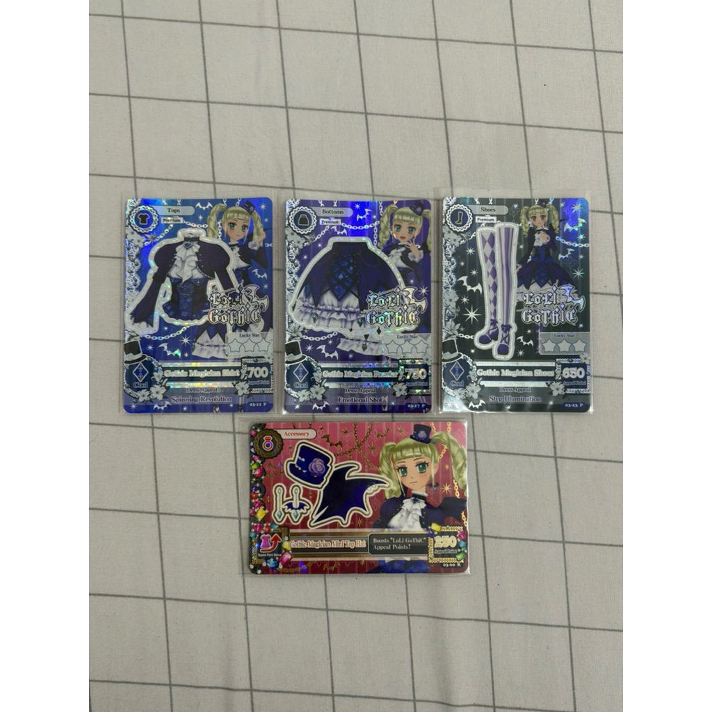 Kartu Aikatsu Premium Loli Gothic Yurika Todo (Seri 3) Fullset Magician Set 100% Original Official