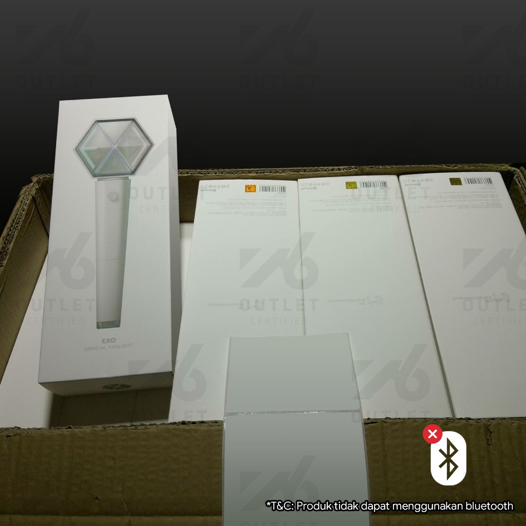 EXO Exclusive Fanlight Lightstick EXO-L Premium Quality LS (NO BLUETOOTH)
