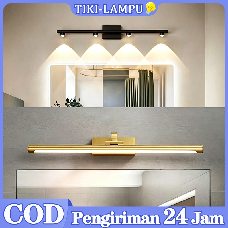 Lampu Hias Dinding Lampu Cermin Lampu Wastafel Lampu Dinding 3 Warna 43/58cm
