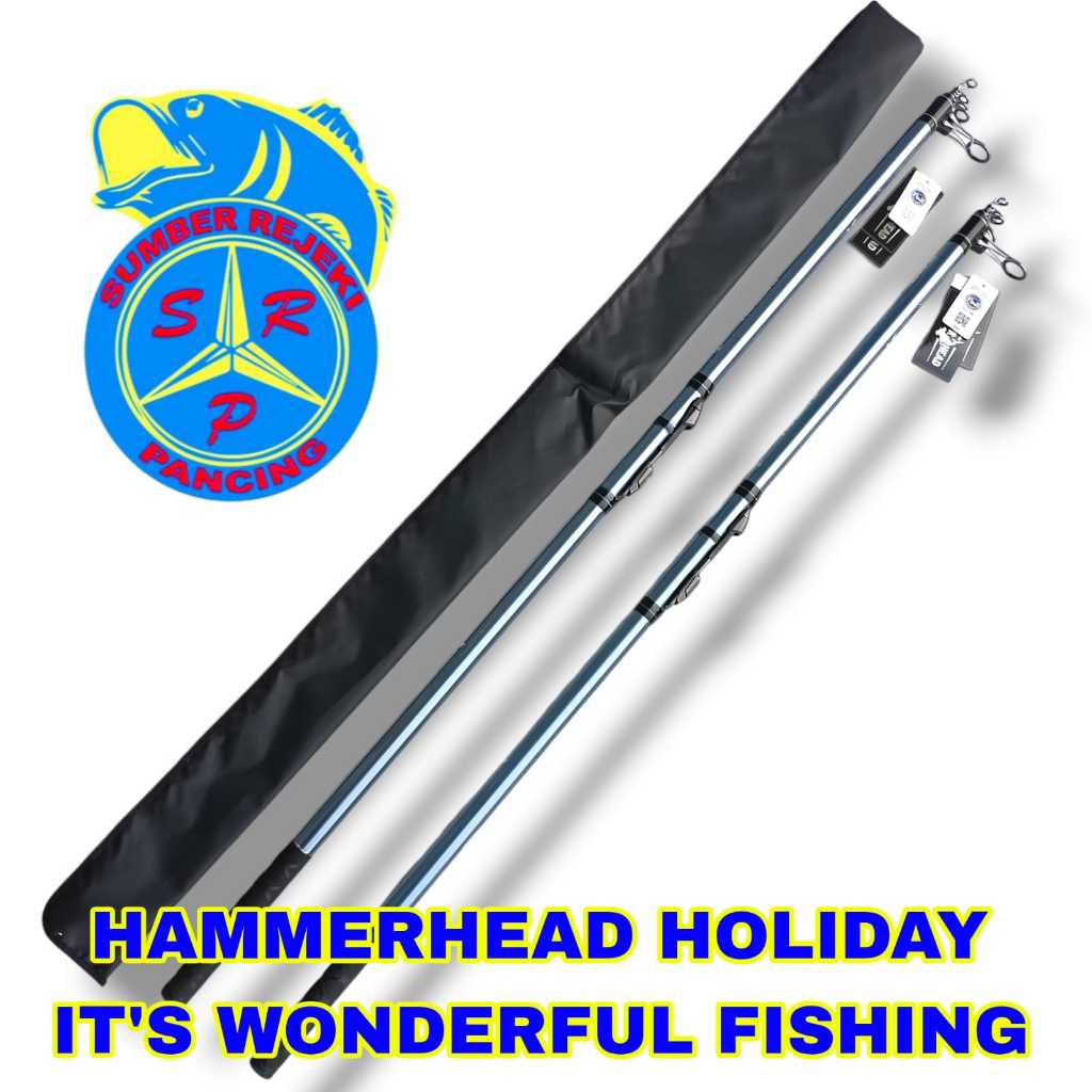 Joran Pancing Surf Casting Carbon Fuji, Panjang 360 390 420 450 cm, Ringan dan Kuat, Cocok untuk Pem