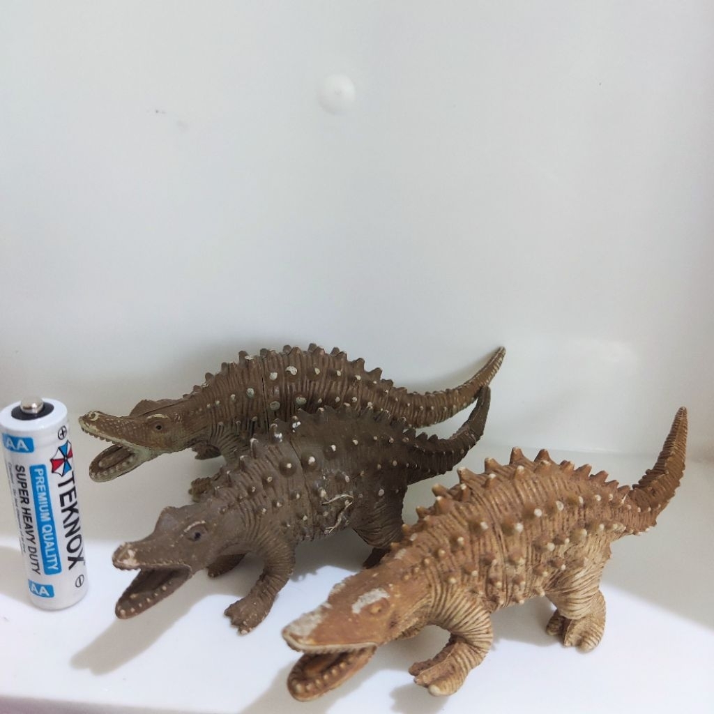 Mainan Karet Anak Model dinosaurus Ankylosaurus
