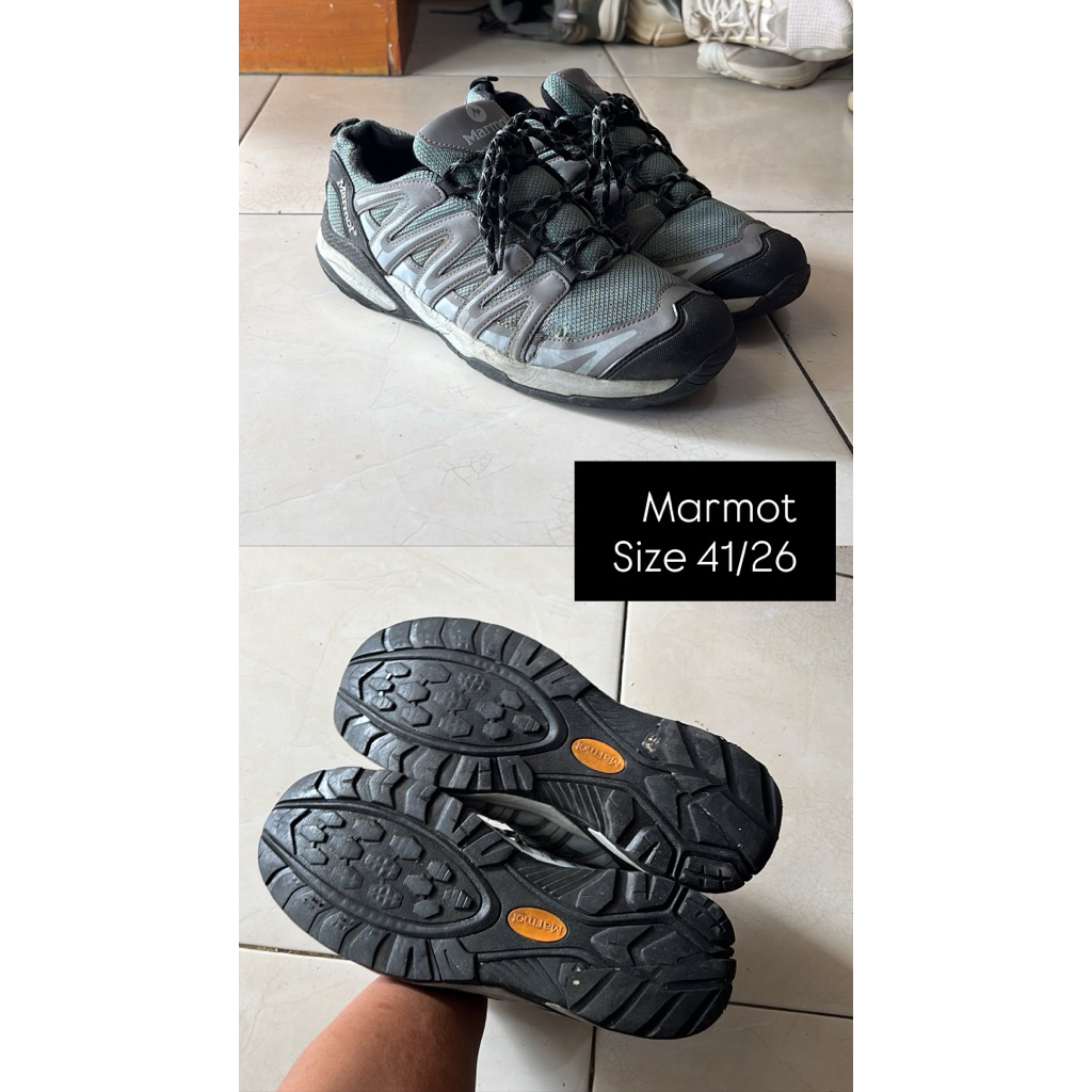 sepatu outdoor marmot size 41/26