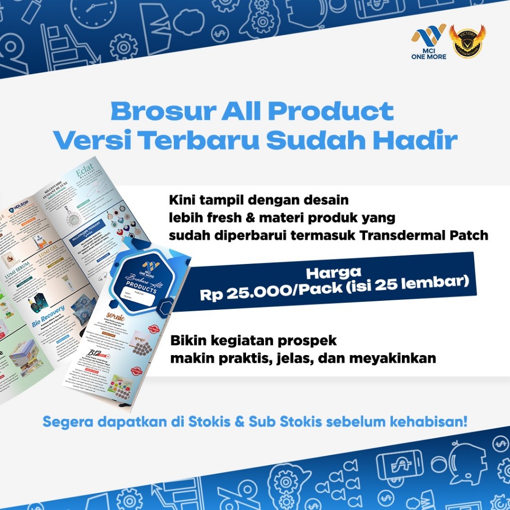 Brosur ALL Produk Terbaru MCI ONE MORE Lengkap semua Produk