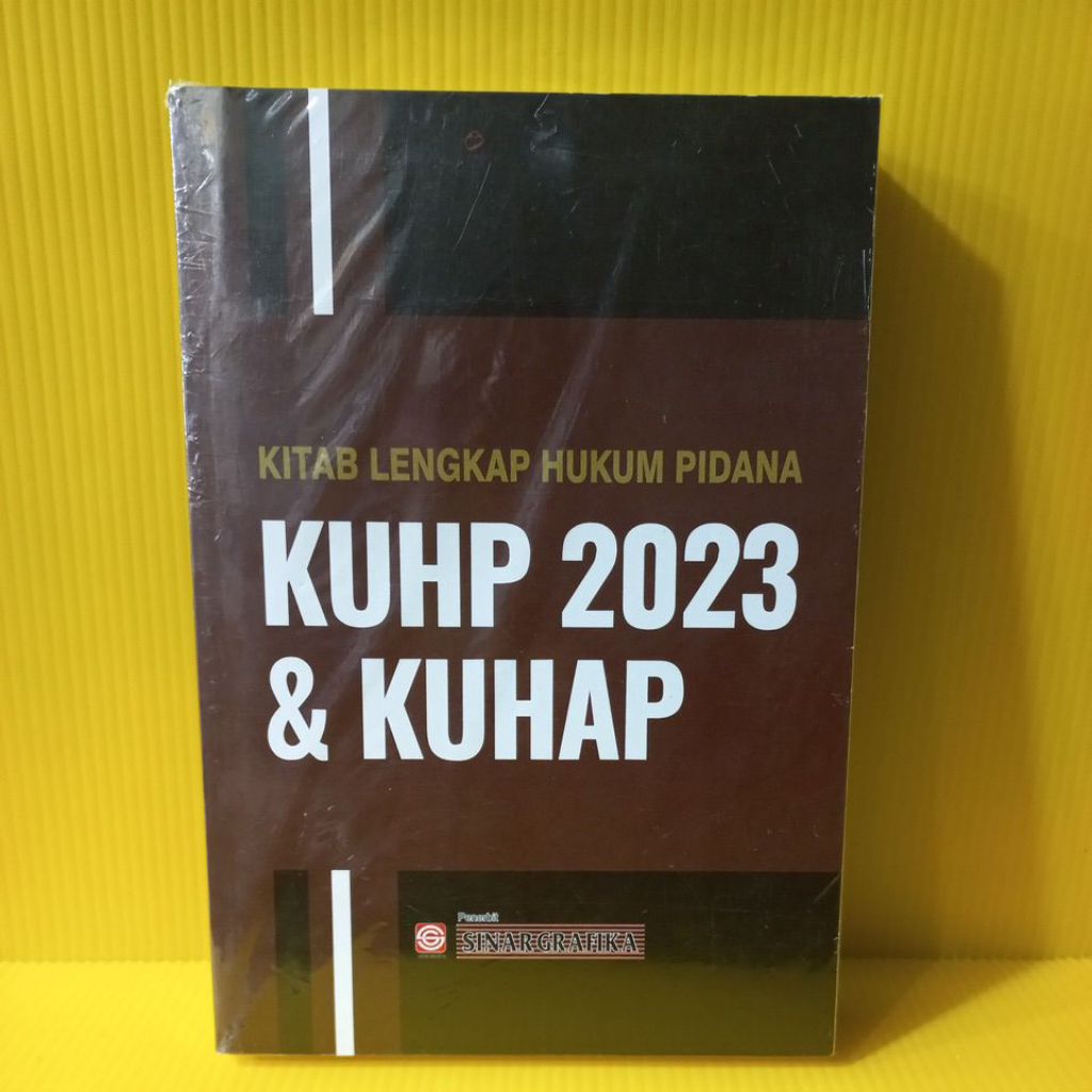 Buku KUHP 2023 & KUHAP ( Baru )