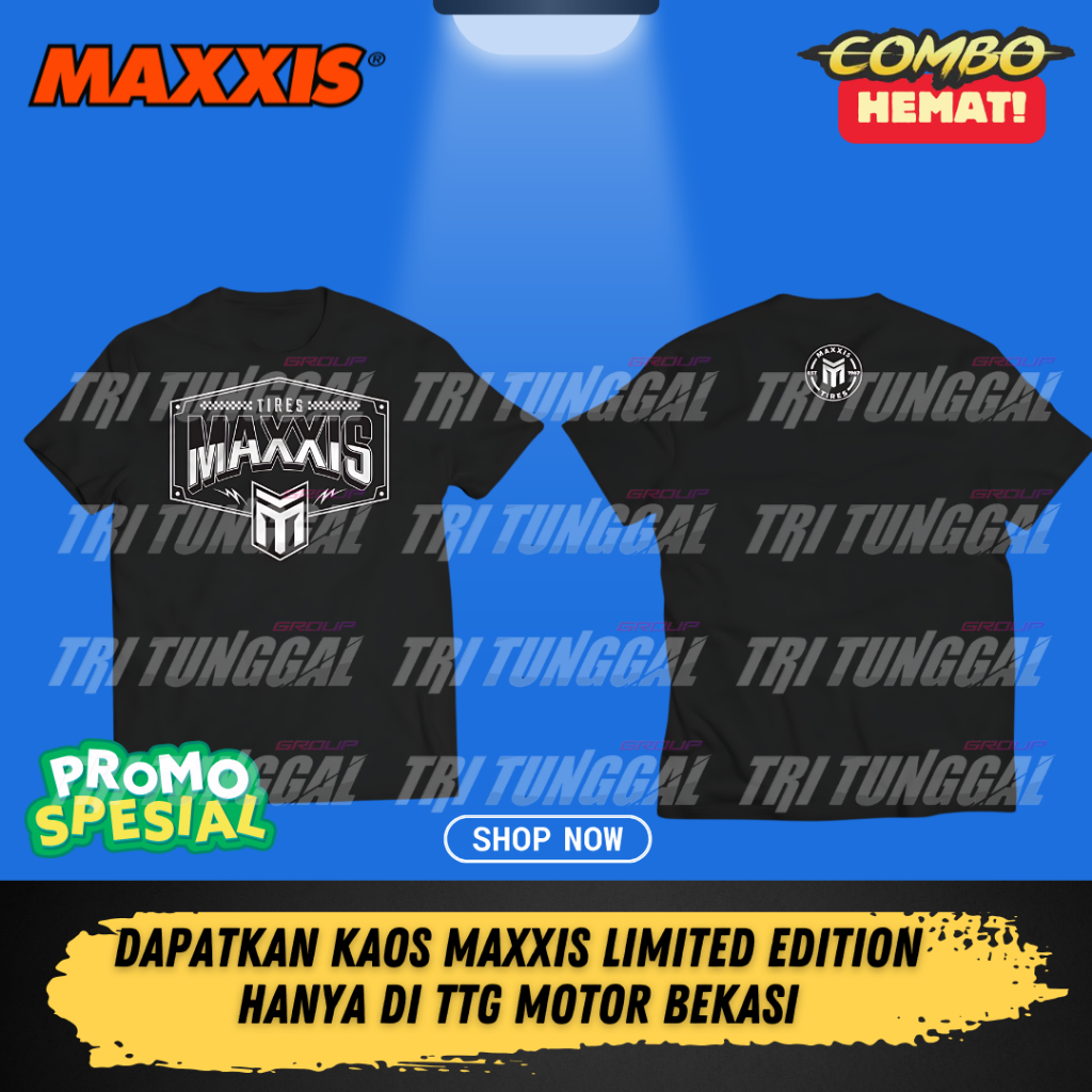 KAOS DISTRO / KAOS MAXXIS / KAOS BAN MOTOR / BAJU KAOS POLOS / BAJU KHUSUS PEMBELIAN DI TOKO TRITUNG