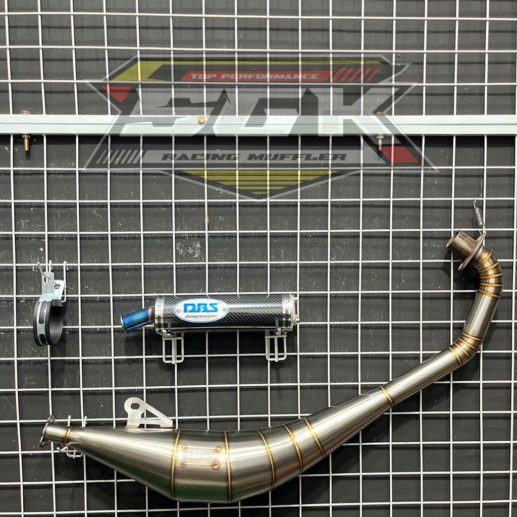 KNALPOT SATRIA 2 TAK HIU LUMBA DBS CARBON FULLSTAINLIS PNP