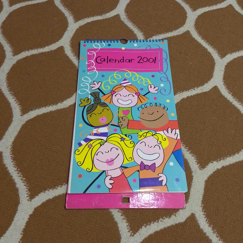 Dotty Daisy Marks and Spencer 2001 Calendar Art Import - Kalender Seni cocok untuk kenangan memori h