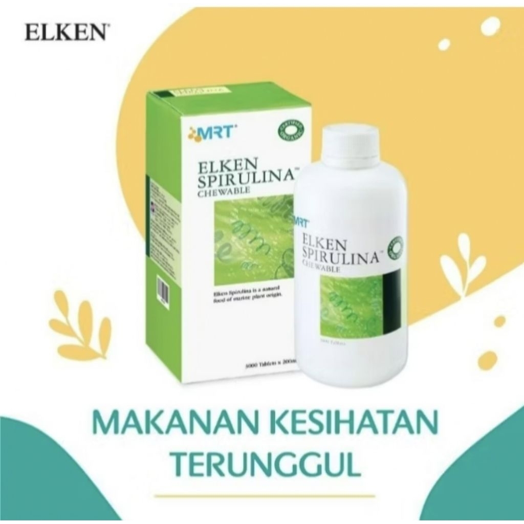 Elken Spirulina 1200 Tablet