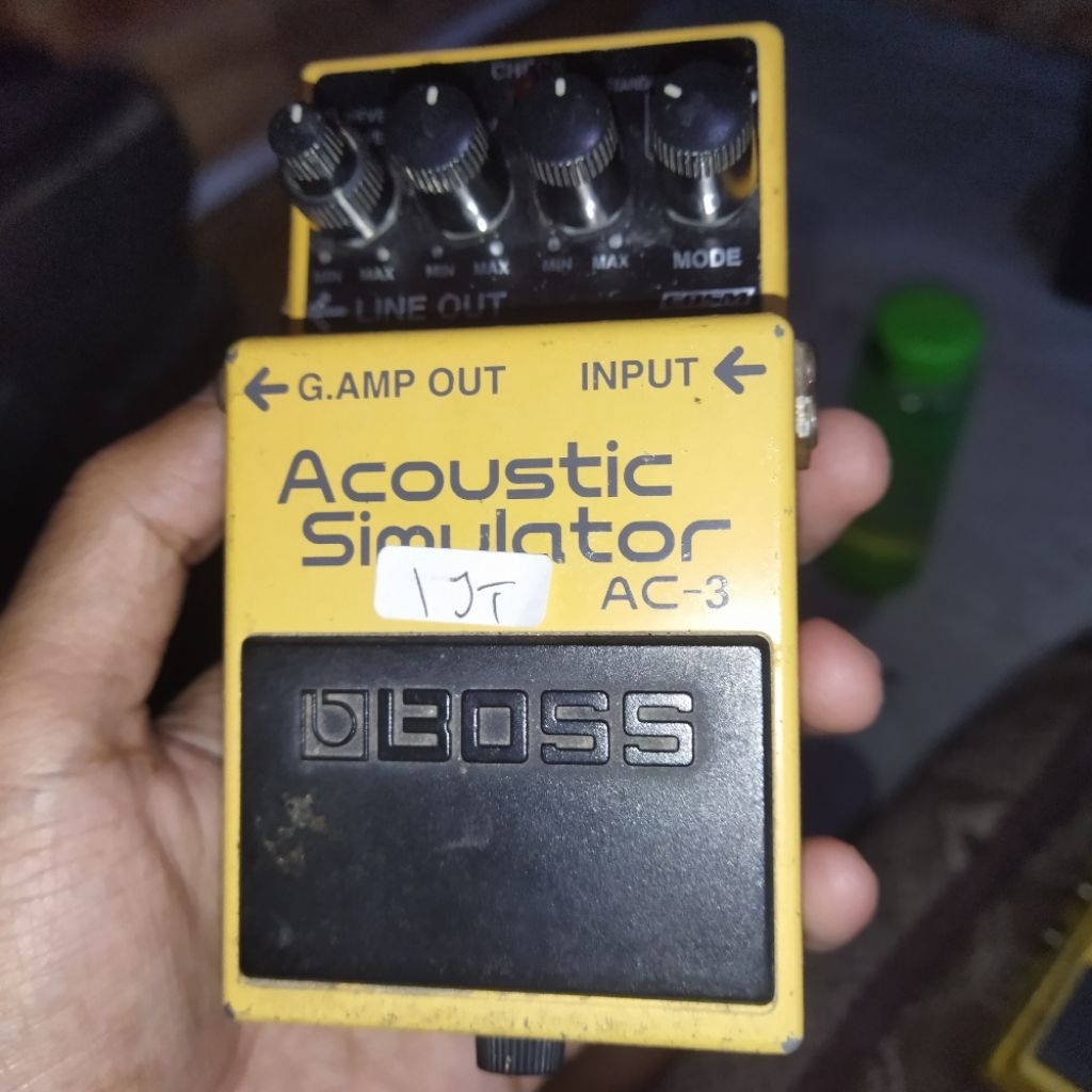 BOSS AC3 AKUSTIK SIMULATOR 4 MODE EFEK GITAR PEDAL ANALOG STOMBOX DIGITAL