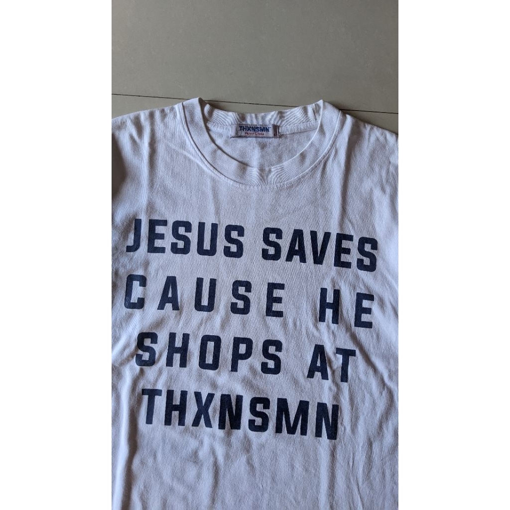 T-SHIRT JESUS THANKSINSOMNIA SZ S