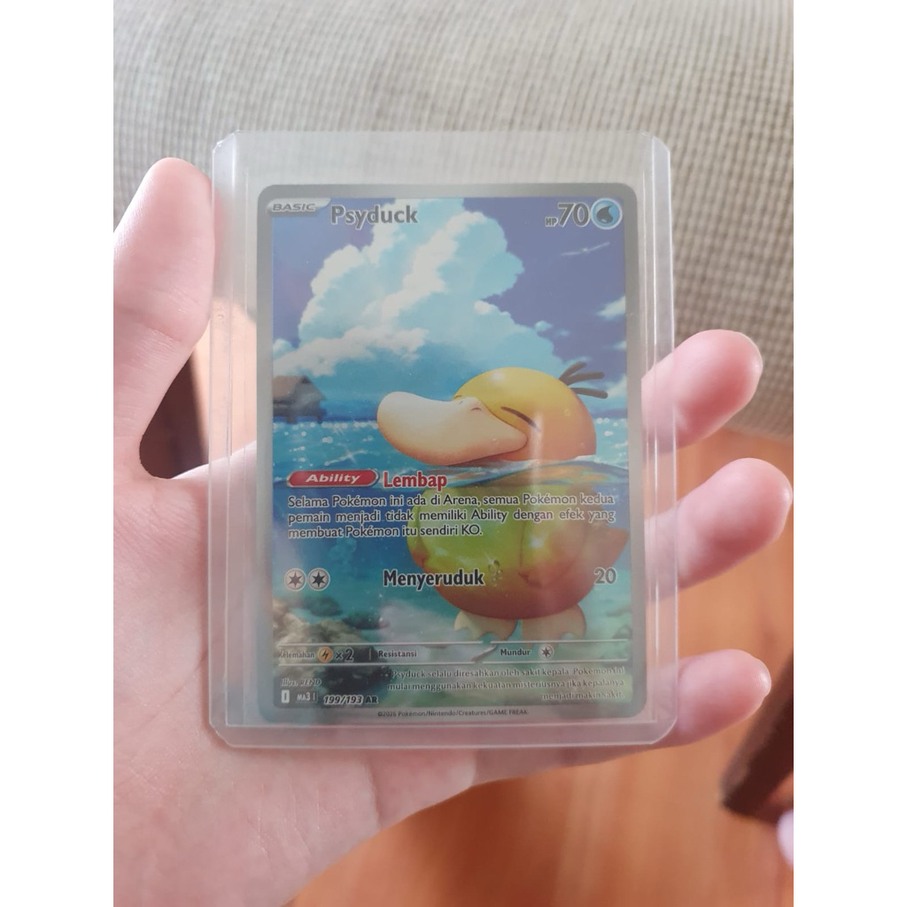 Pokemon Card Psyduck AR Indo Ori