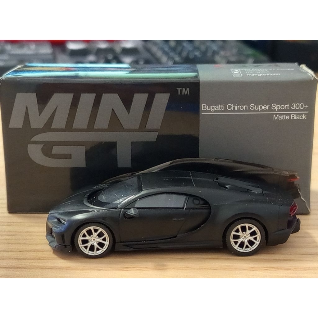 MiniGT Bugatti Chiron Super Sport 300+ Matte Black