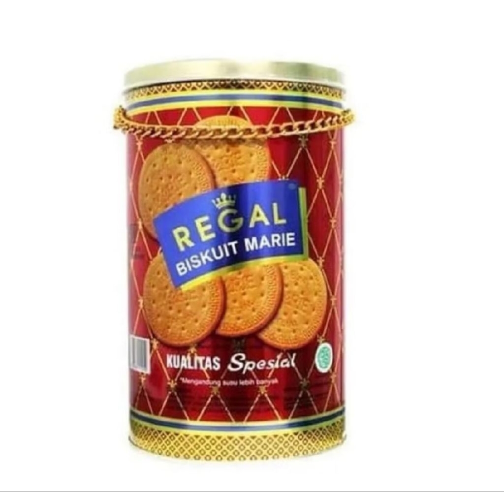 Regal Biskuit Marie Spesial Kaleng Besar 1000 gram