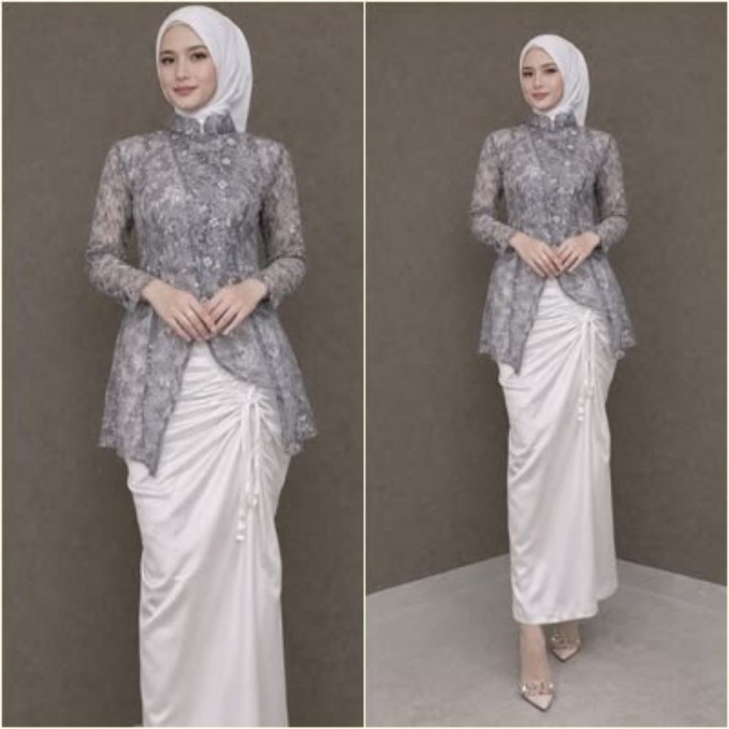 Rok Songket Span Siap Pakai Bawahan Kebaya Modern Kain Songket