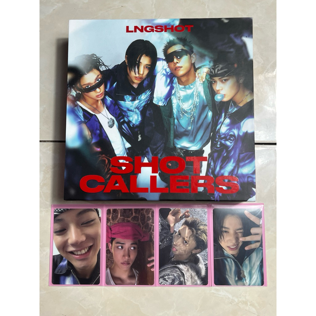 ALBUM ONLY & PHOTOCARD ONLY LNGSHOT SHOTCALLERS & WOOJIN POB PPATPPAT MAKESTAR (wajib baca desk)