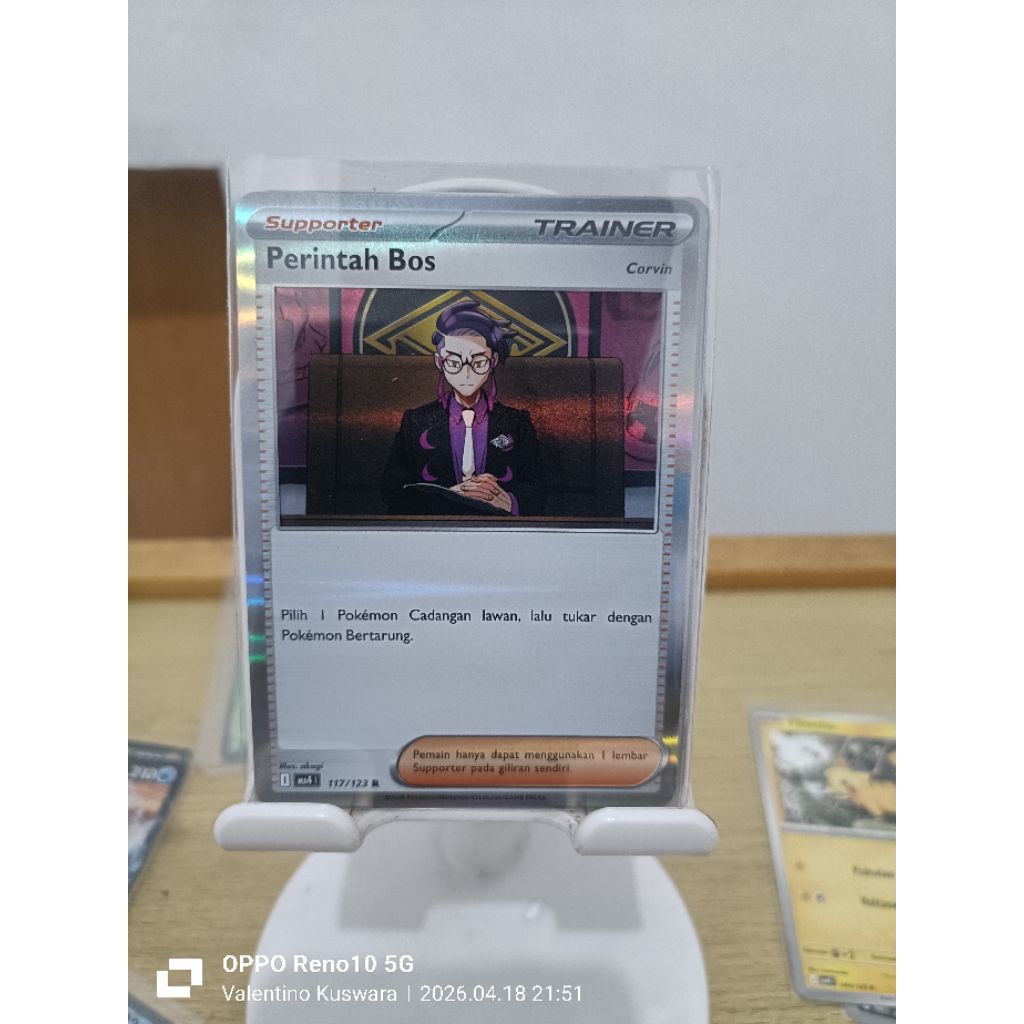 Kartu Pokemon Perintah Bos R Ledakan Peniada