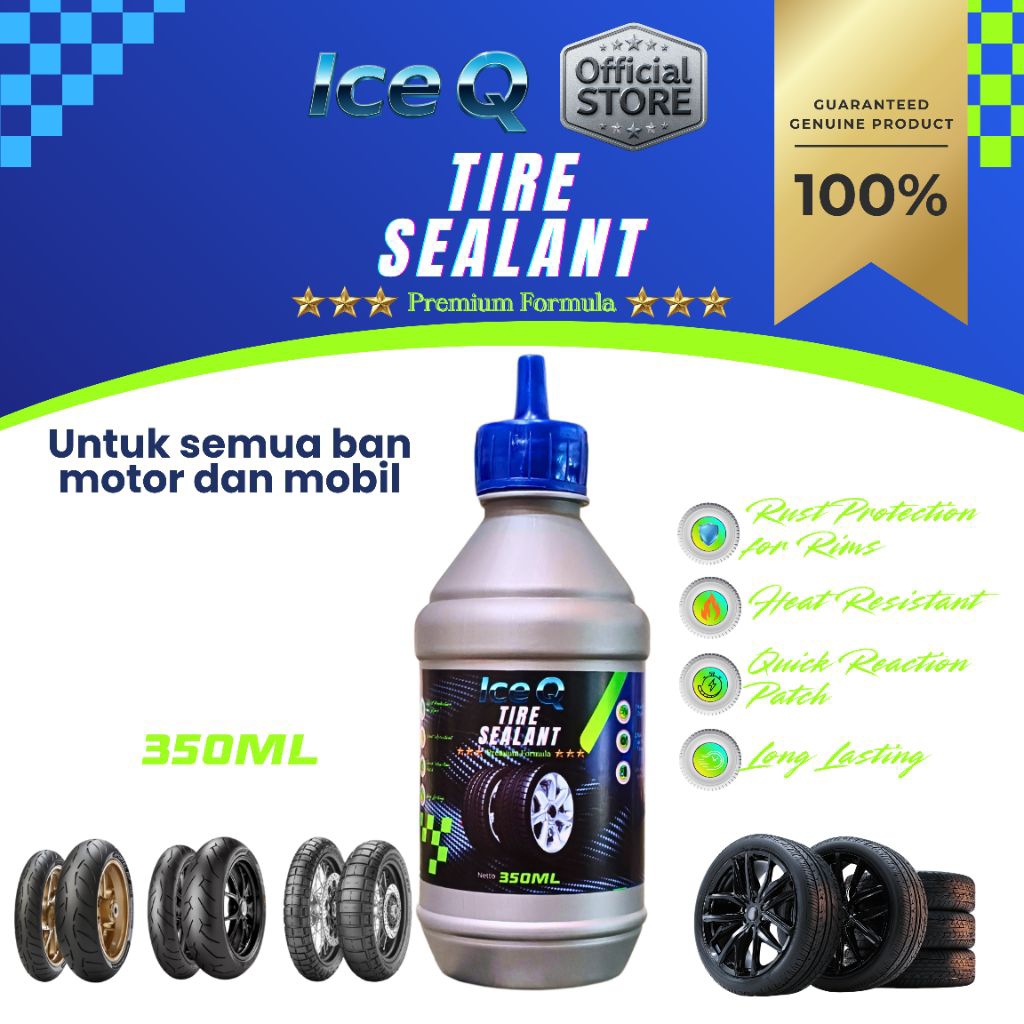 IceQ Tire Sealant 350ml Cairan Tubeless