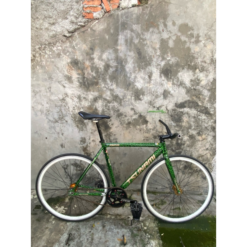 Sepeda Fixie Fullbike Tsunami Second