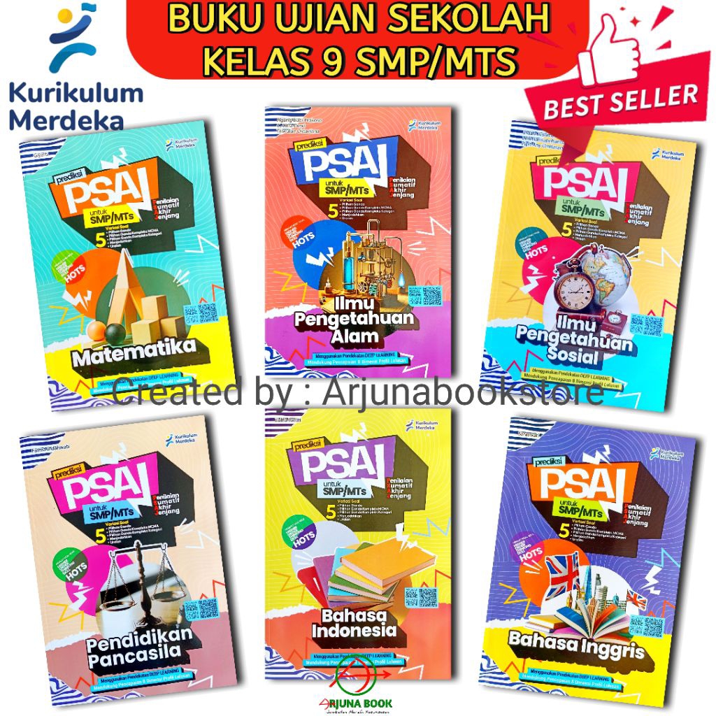 BUKU PREDIKSI UJIAN SEKOLAH PSAJ SMP/MTS Kelas 9 Putra Nugraha