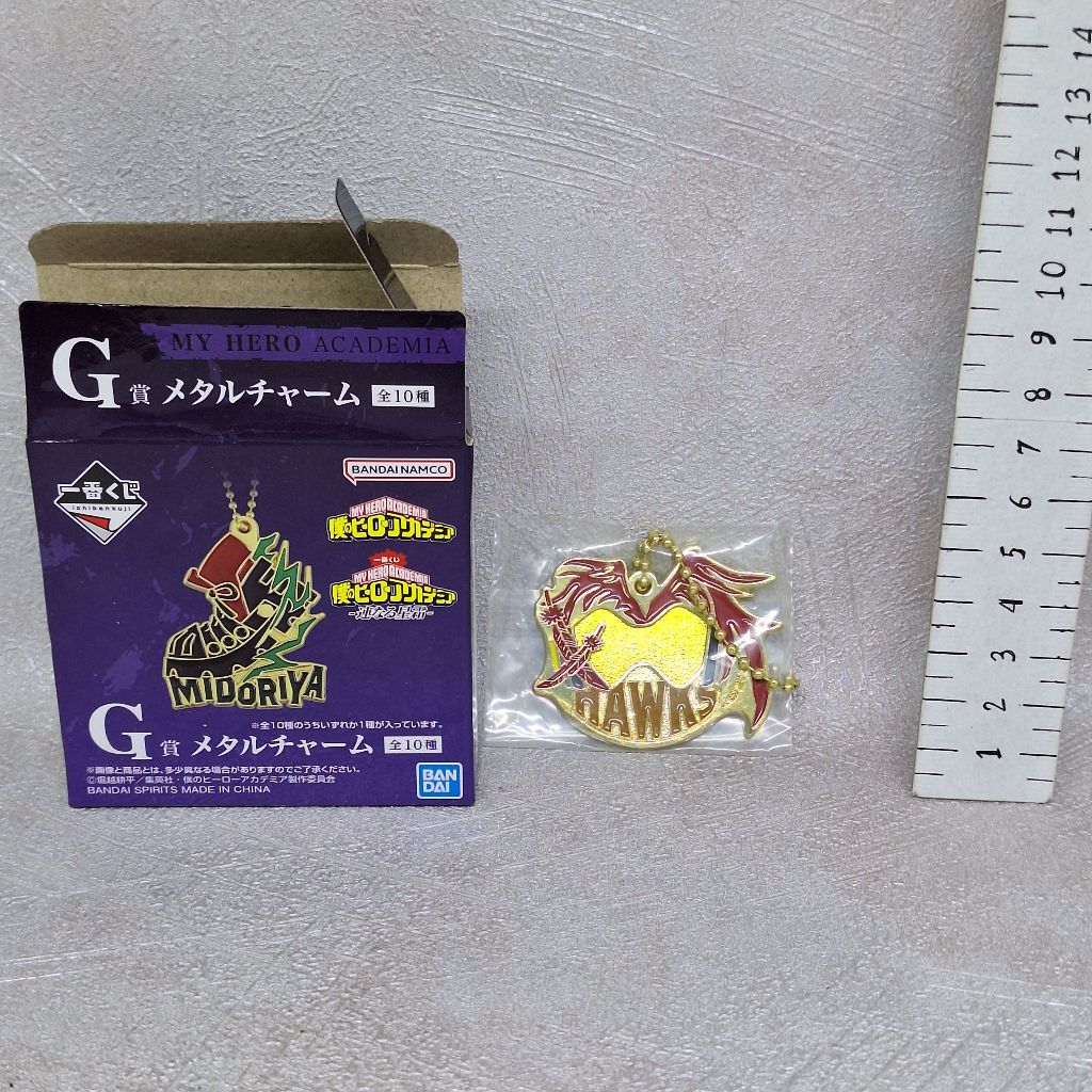 Hawks Keigo Takami My Hero Academia Metal Keychain Gantungan Kunci Ichiban Kuji G Prize Continuous S