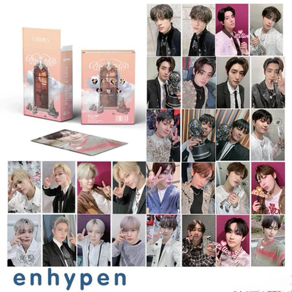 Photocard Enhypen Bite Me 1 Pack Isi 55 Pcs Hologram Photos Glossy Kpop Idol Kpopers Engene