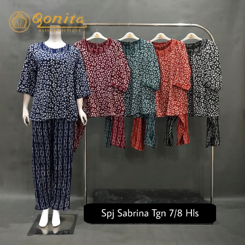 setelan celana Qonita//batik qonita//batik pekalongan ori