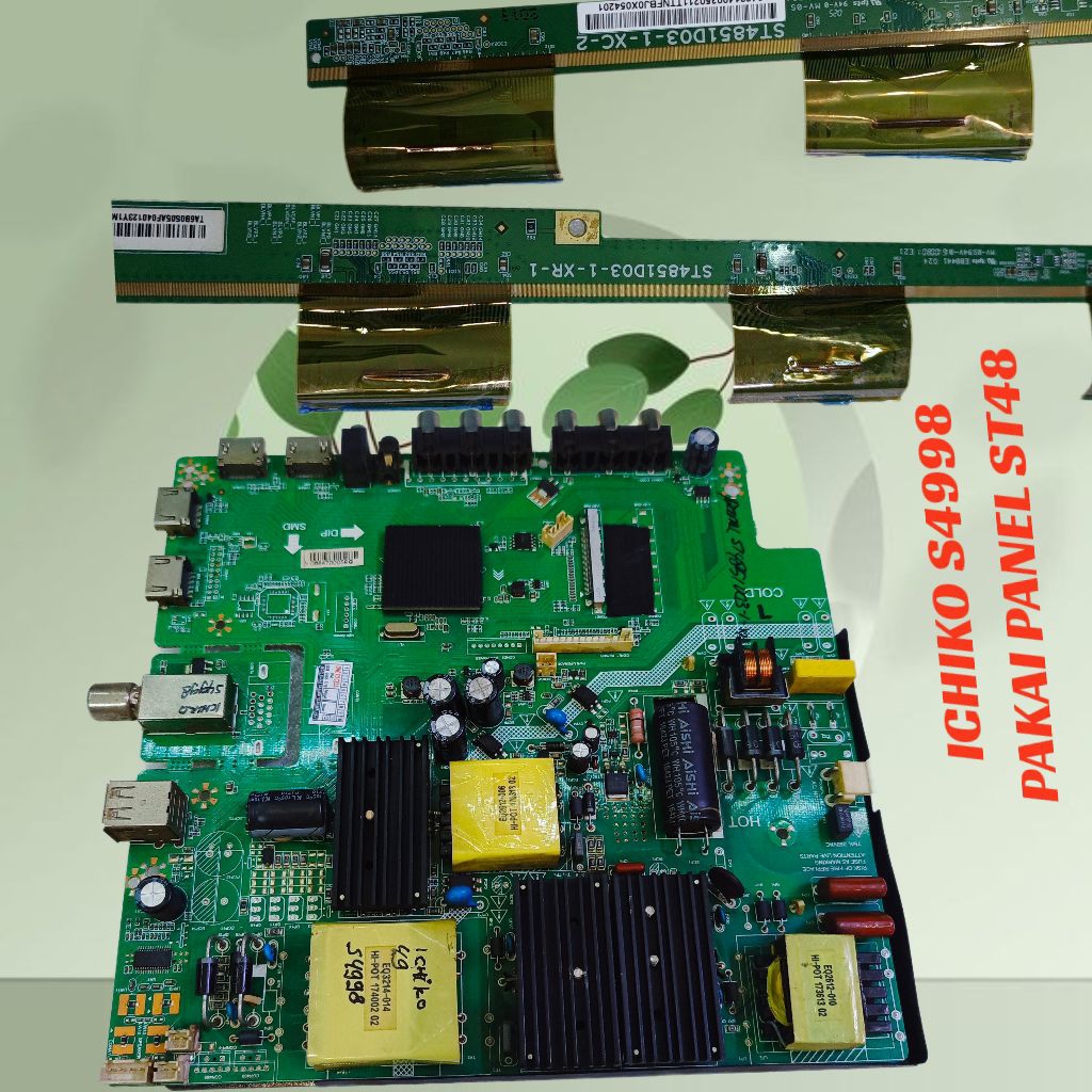 ichiko S4998 - mainboard tv ichiko 49inchi - mainboard tv ichiko S4998 - mb ichiko 49inchi - motherb