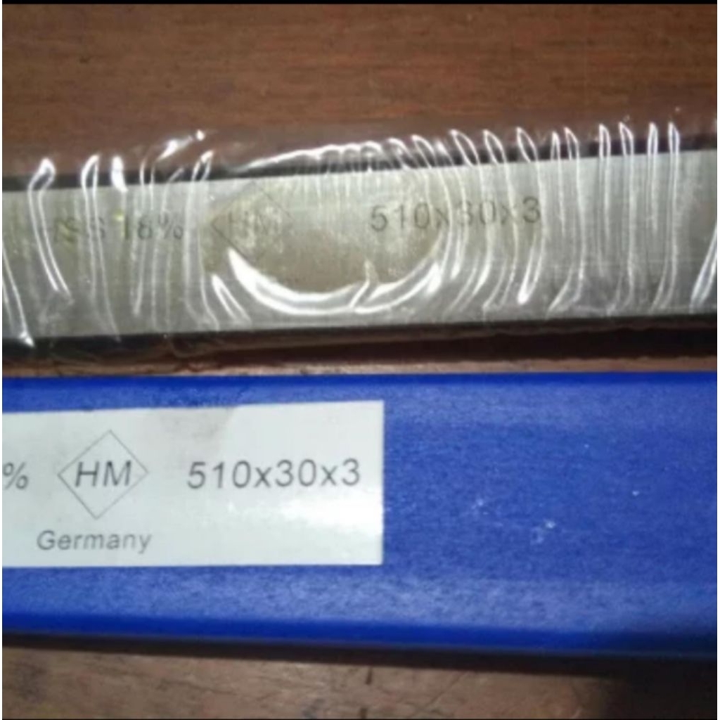 mata pisau serut kayu 31 cm pisau planer mesin planer duduk pisau planer baja HM 18% HSS - 31cm / 31