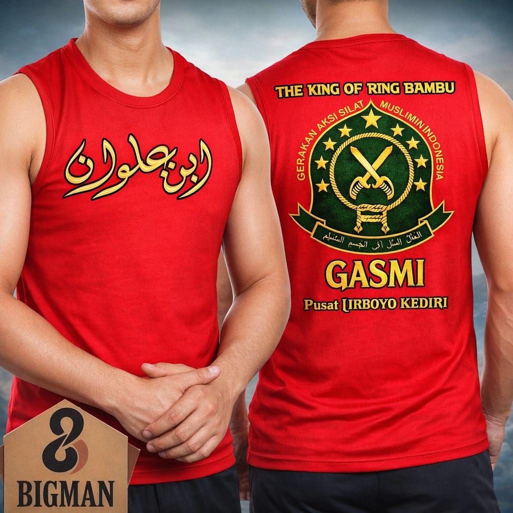 KAOS GASMI LIRBOYO model singlet