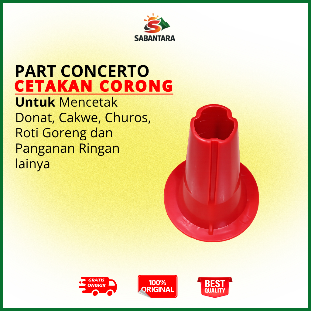 PART CETAKAN CORONG ATLAS CONCERTO PASTA MAKER PENCETAK DONAT, ROTI, CAKWE CHUROS
