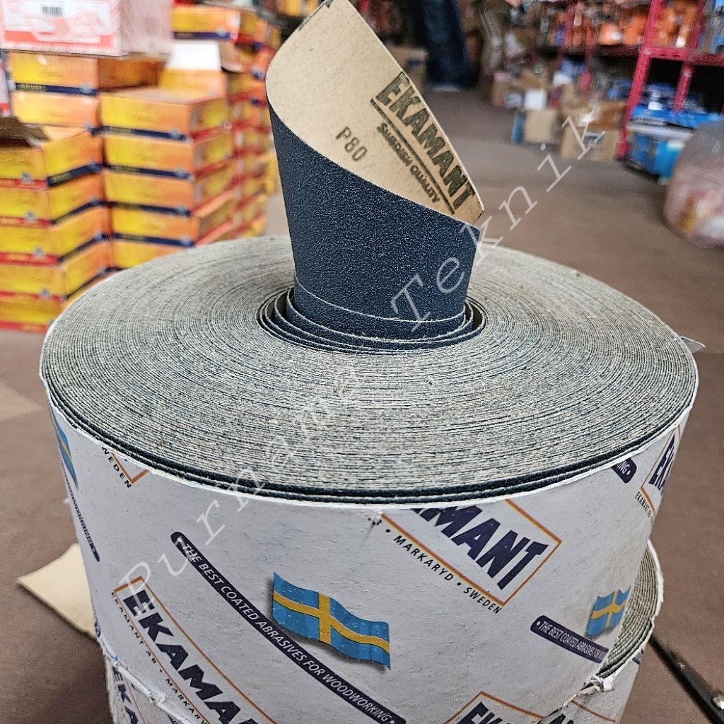Amplas Ekamant Meteran Grit 80 Amplas Roll Meteran Ekamant Grit 80 - 1 Meter