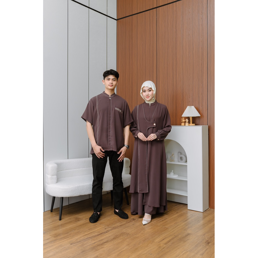 CANDY LADY Shakila Abaya Maxi / Baju Couple Abaya Koko Haliva Bestseller