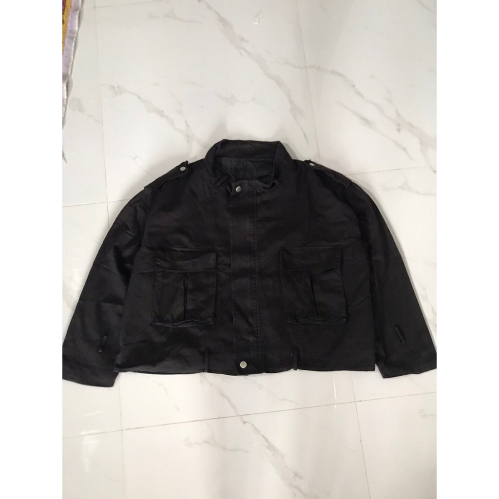 preloved boxy parka jacket