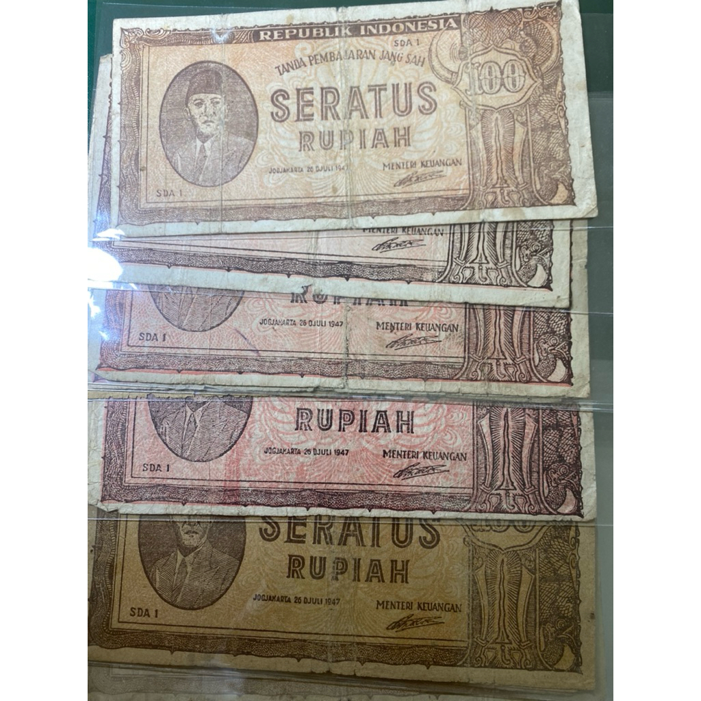 Uang Kuno Langka 100 Soekarno (ORI III) 1947