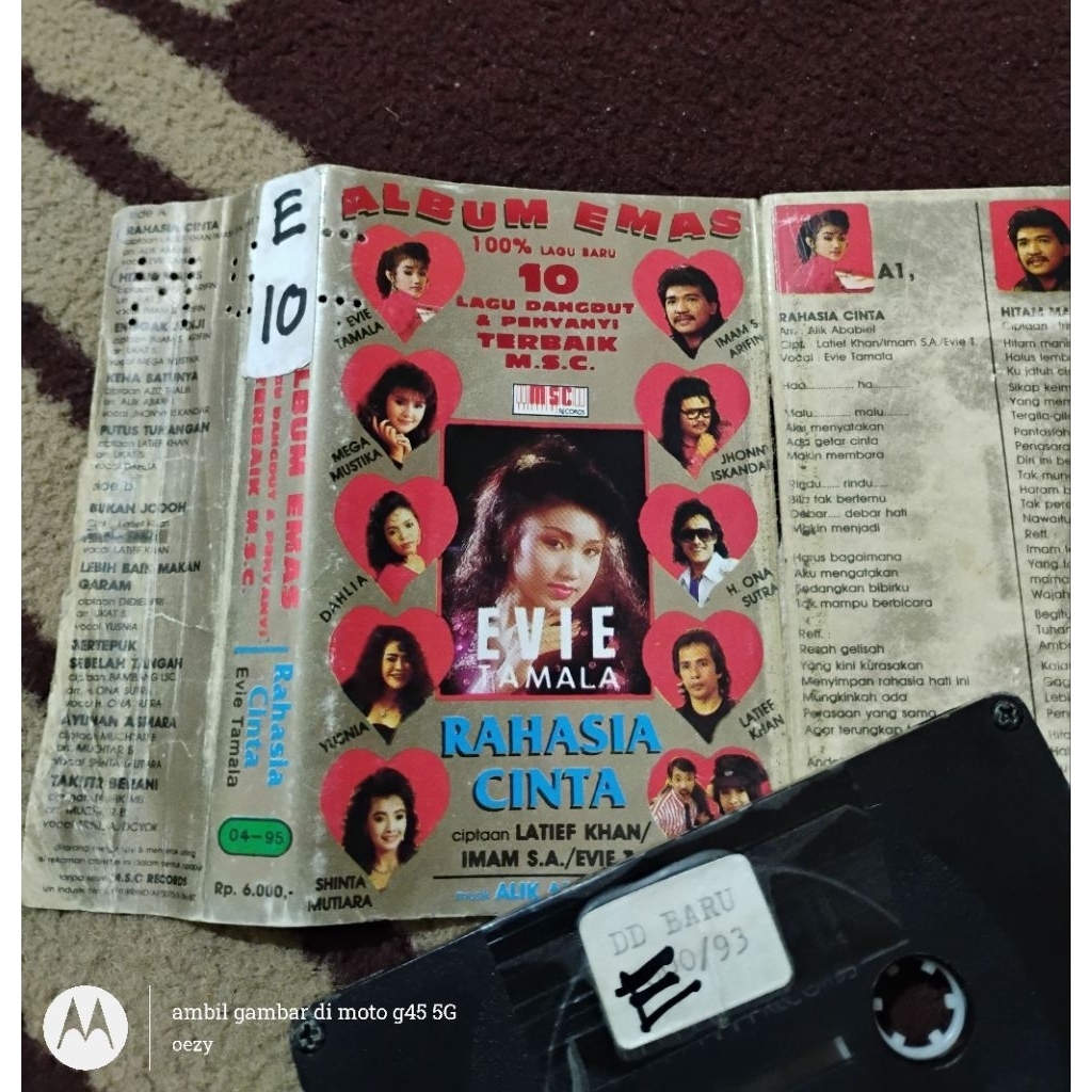 Kaset pita 10 Lagi Dangdut & Penyanyi Terbaik MSC