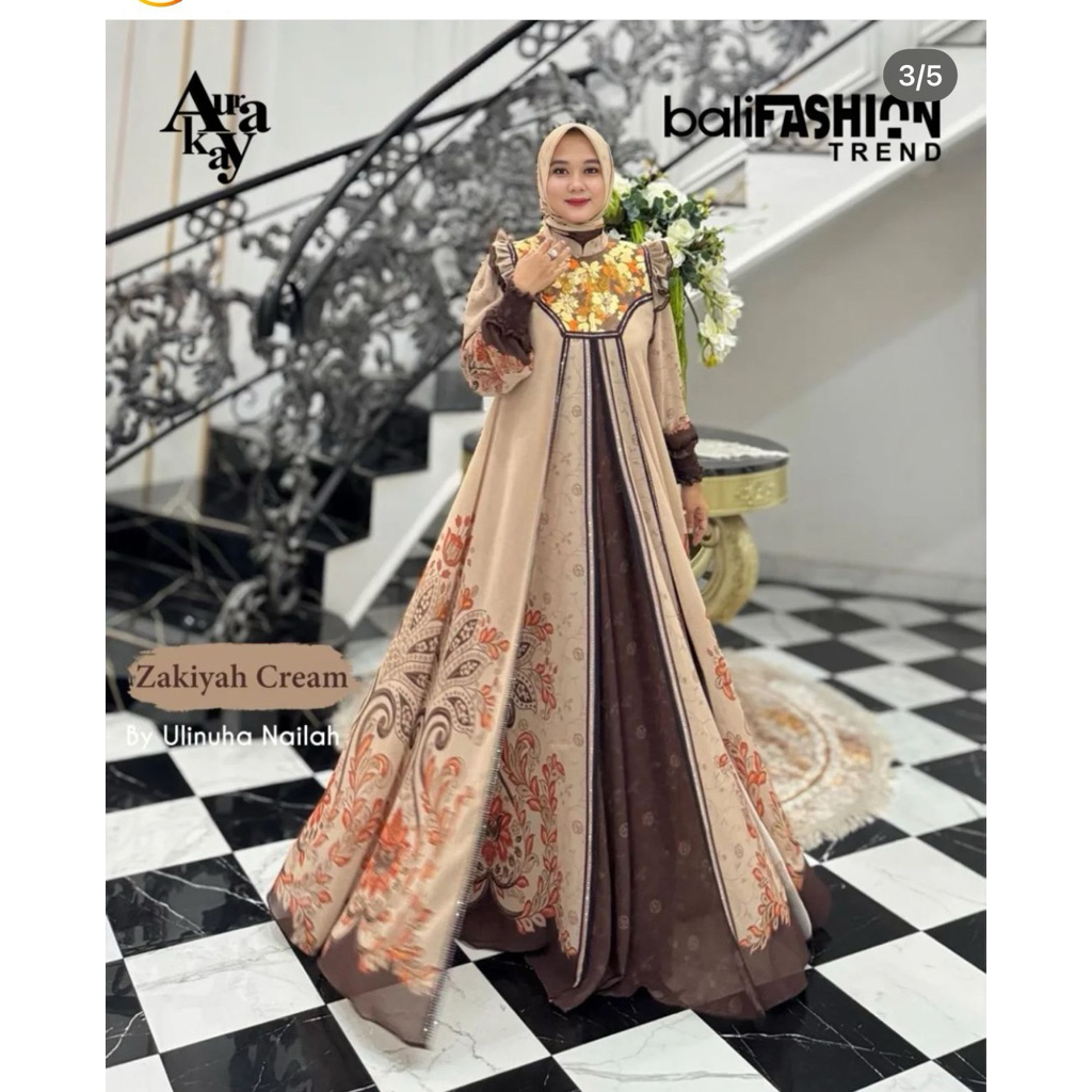 gamis aurakay syari set sracft aurakay sracft gamis branded